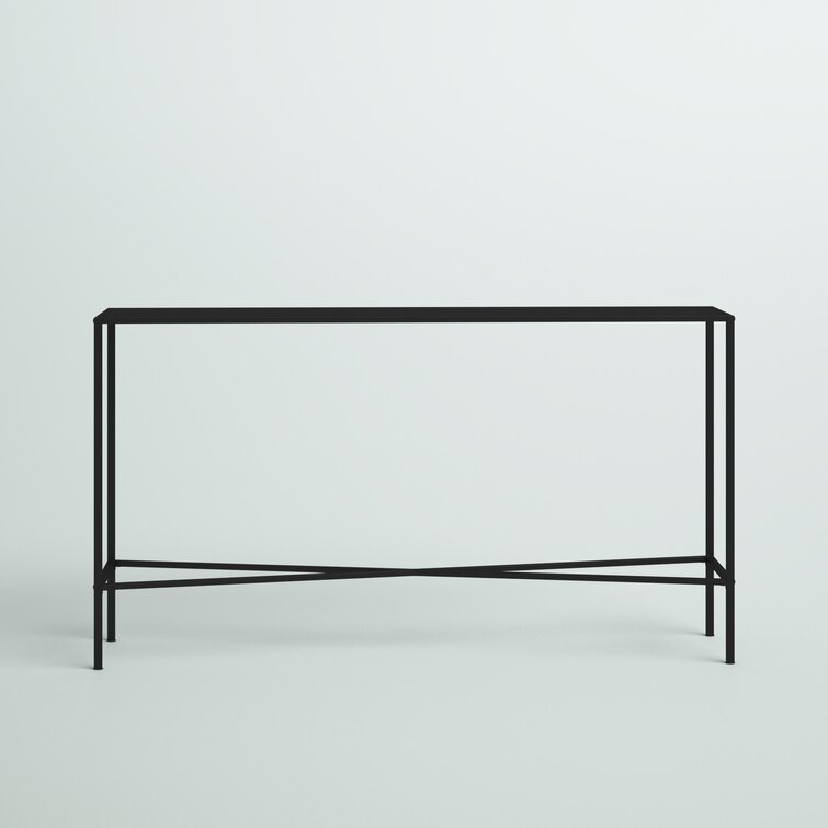 Zipcode Design Hagood Steel Console Table Reviews Wayfair Canada